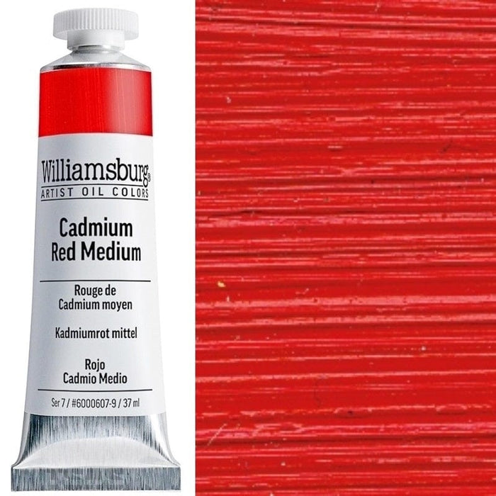 WILLIAMSBURG OILS WILLIAMSBURG 37ml Williamsburg Oils Cadmium Red Medium