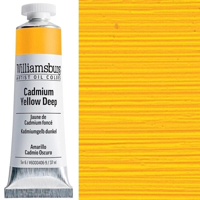 WILLIAMSBURG OILS WILLIAMSBURG 37ml Williamsburg Oils Cadmium Yellow Deep