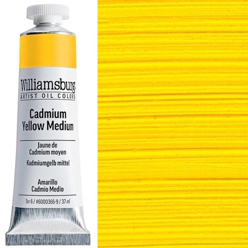 WILLIAMSBURG OILS WILLIAMSBURG 37ml Williamsburg Oils Cadmium Yellow Medium