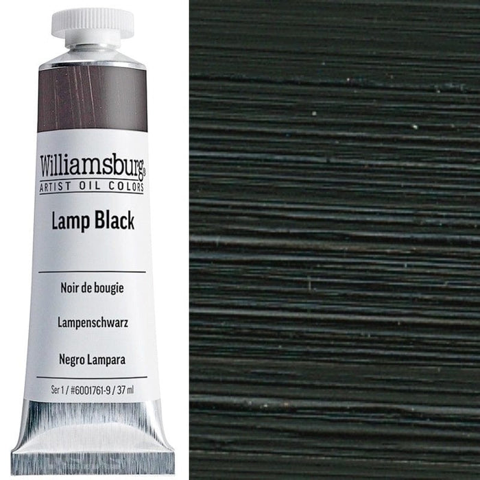 WILLIAMSBURG OILS WILLIAMSBURG 37ml Williamsburg Oils Lamp Black