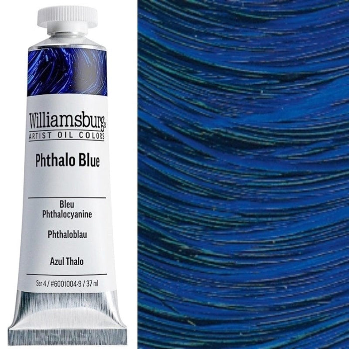 WILLIAMSBURG OILS WILLIAMSBURG 37ml Williamsburg Oils Phthalo Blue