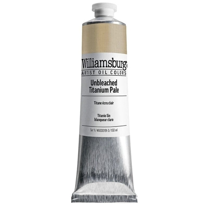 WILLIAMSBURG OILS WILLIAMSBURG 150ml Williamsburg Oils Unbleached Titanium Pale