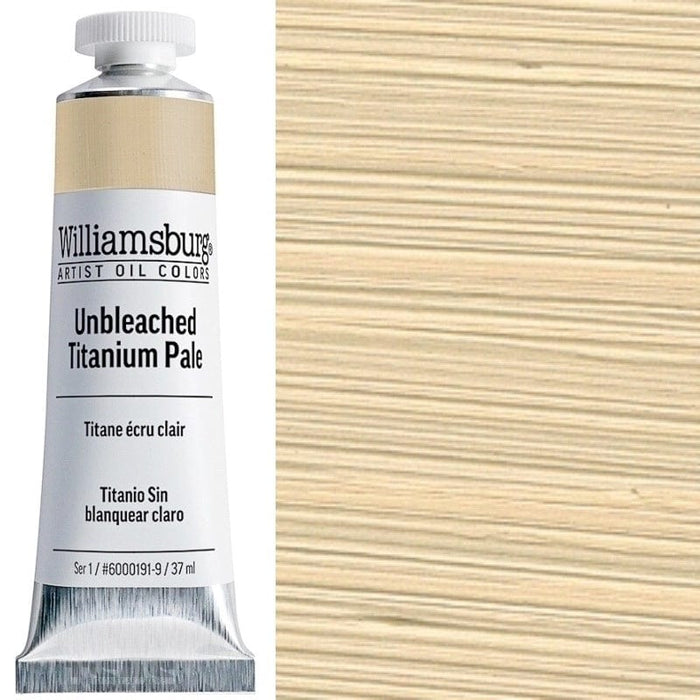 WILLIAMSBURG OILS WILLIAMSBURG 37ml Williamsburg Oils Unbleached Titanium Pale