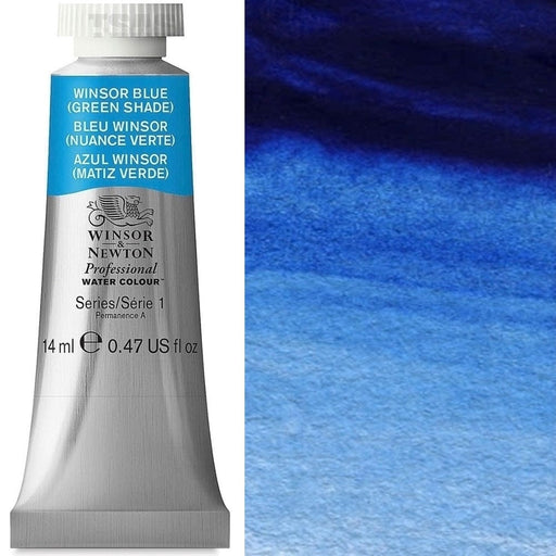 WINSOR & NEWTON WATERCOLOURS WINSOR & NEWTON WATERCOLOURS Winsor Blue (Green Shade) 14ml W&N Watercolour