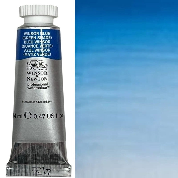 WINSOR & NEWTON WATERCOLOURS WINSOR & NEWTON WATERCOLOURS Winsor Blue (Green Shade) 14ml W&N Watercolour