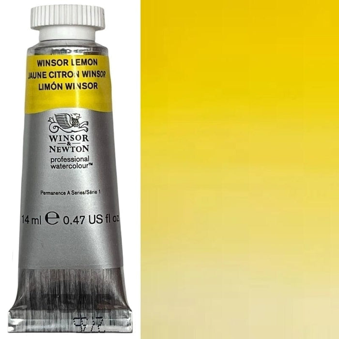 WINSOR & NEWTON WATERCOLOURS WINSOR & NEWTON WATERCOLOURS Winsor Lemon 14ml W&N Watercolour