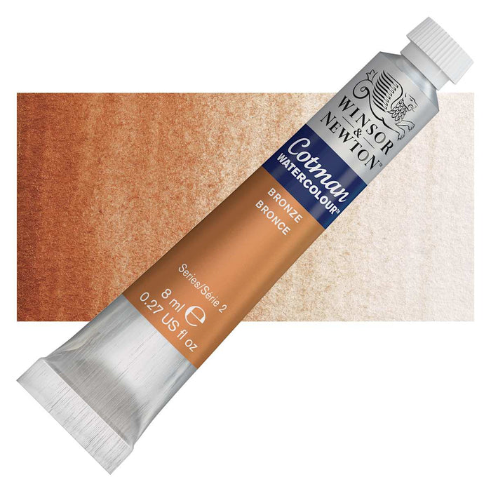 WINSOR & NEWTON COTMAN WATERCOLOUR 8ML - NEW Winsor & Newton Cotman Watercolour 8ml - Bronze