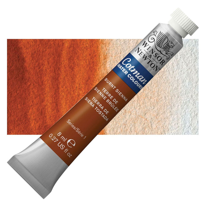 WINSOR & NEWTON COTMAN WATERCOLOUR 8ML - NEW Winsor & Newton Cotman Watercolour 8ml - Burnt Sienna