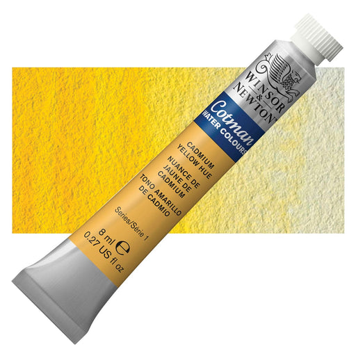 WINSOR & NEWTON COTMAN WATERCOLOUR 8ML - NEW Winsor & Newton Cotman Watercolour 8ml - Cadmium Yellow Hue
