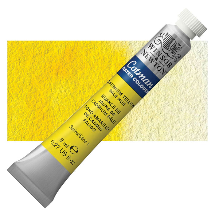WINSOR & NEWTON COTMAN WATERCOLOUR 8ML - NEW Winsor & Newton Cotman Watercolour 8ml - Cadmium Yellow Pale Hue