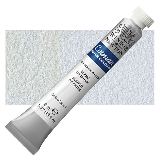 WINSOR & NEWTON COTMAN WATERCOLOUR 8ML - NEW Winsor & Newton Cotman Watercolour 8ml - Chinese White