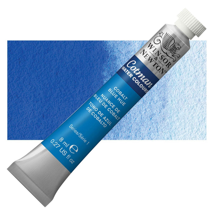WINSOR & NEWTON COTMAN WATERCOLOUR 8ML - NEW Winsor & Newton Cotman Watercolour 8ml - Cobalt Blue Hue