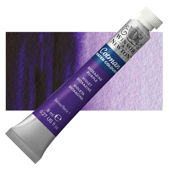 WINSOR & NEWTON COTMAN WATERCOLOUR 8ML - NEW Winsor & Newton Cotman Watercolour 8ml - Dioxazine Violet