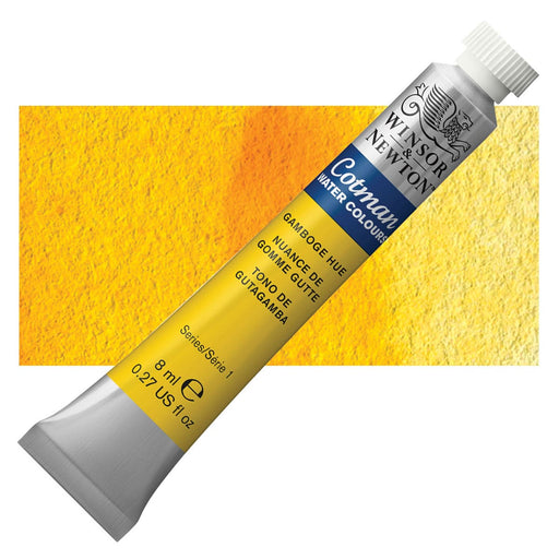 WINSOR & NEWTON COTMAN WATERCOLOUR 8ML - NEW Winsor & Newton Cotman Watercolour 8ml - Gamboge Hue