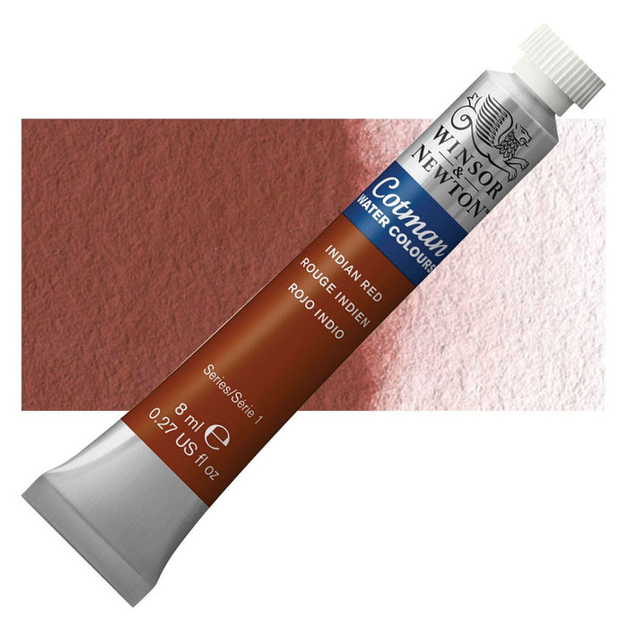 WINSOR & NEWTON COTMAN WATERCOLOUR 8ML - NEW Winsor & Newton Cotman Watercolour 8ml - Indian Red