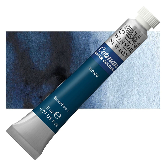 WINSOR & NEWTON COTMAN WATERCOLOUR 8ML - NEW Winsor & Newton Cotman Watercolour 8ml - Indigo