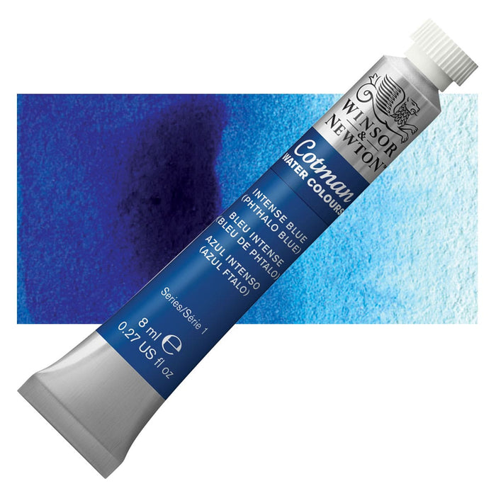 WINSOR & NEWTON COTMAN WATERCOLOUR 8ML - NEW Winsor & Newton Cotman Watercolour 8ml - Intense Blue