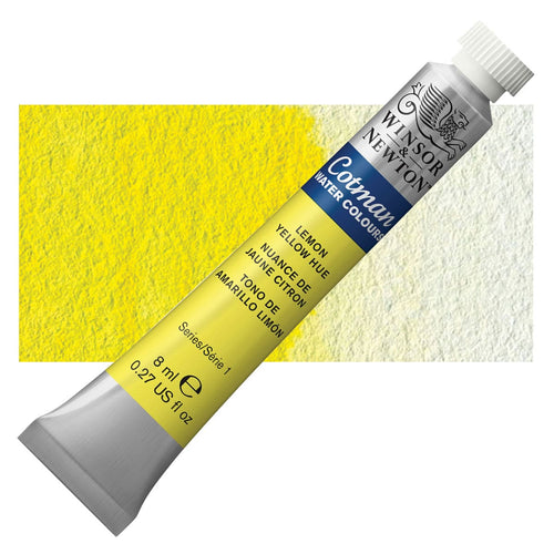Winsor & Newton Cotman Watercolour 8ml - Lemon Yellow Hue