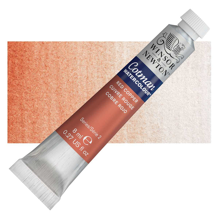 WINSOR & NEWTON COTMAN WATERCOLOUR 8ML - NEW Winsor & Newton Cotman Watercolour 8ml - Red Copper