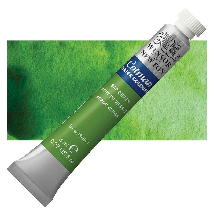 WINSOR & NEWTON COTMAN WATERCOLOUR 8ML - NEW Winsor & Newton Cotman Watercolour 8ml - Sap Green