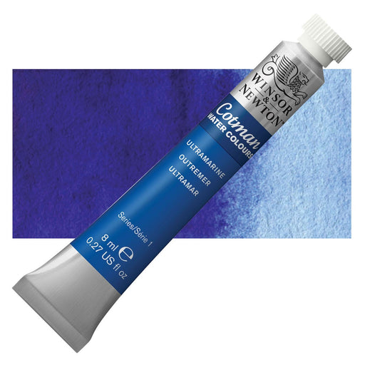 WINSOR & NEWTON COTMAN WATERCOLOUR 8ML - NEW Winsor & Newton Cotman Watercolour 8ml - Ultramarine