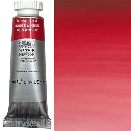 WINSOR & NEWTON WATERCOLOURS WINSOR & NEWTON WATERCOLOURS Winsor Red 14ml W&N Watercolour