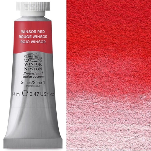 WINSOR & NEWTON WATERCOLOURS WINSOR & NEWTON WATERCOLOURS Winsor Red 14ml W&N Watercolour