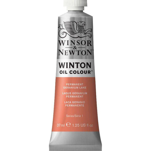 WINSOR & NEWTON WINTON WINSOR & NEWTON 37ml Winton Oils Permanent Geranium Lake 480