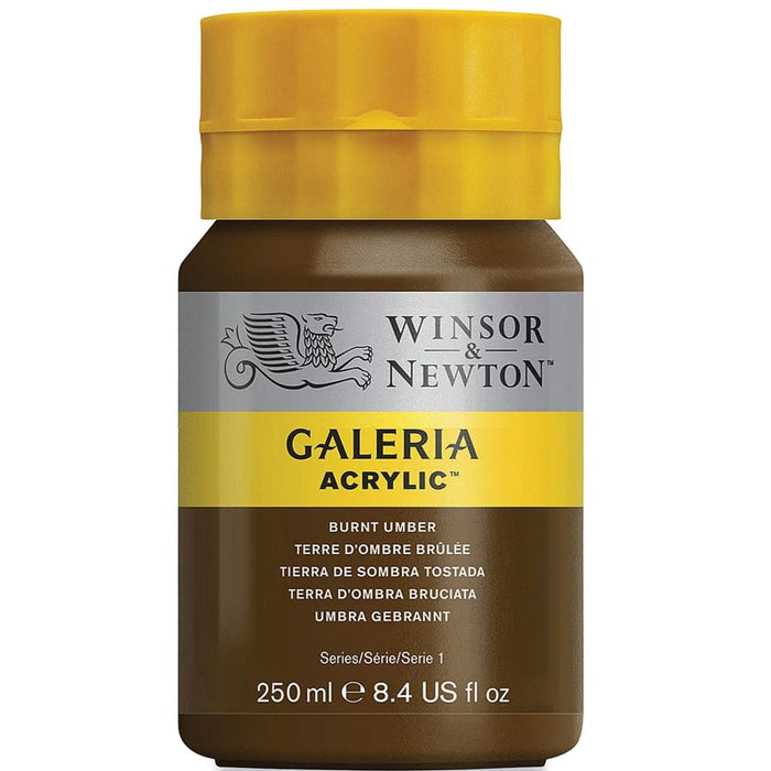 WINSOR & NEWTON GALERIA NEW WN GALERIA 250ML BURNT UMBER 08 76