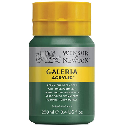 WINSOR & NEWTON GALERIA NEW WN GALERIA 250ML PERMANENT GREEN DP 482