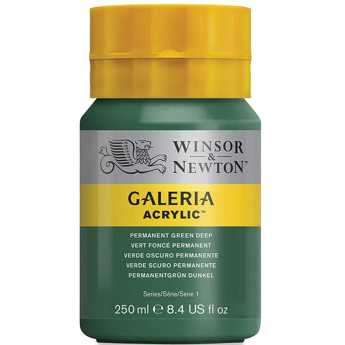WINSOR & NEWTON GALERIA NEW WN GALERIA 250ML PERMANENT GREEN DP 482