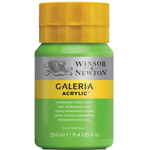 WINSOR & NEWTON GALERIA NEW WN GALERIA 250ML PERMANENT GREEN LIGHT 08 483