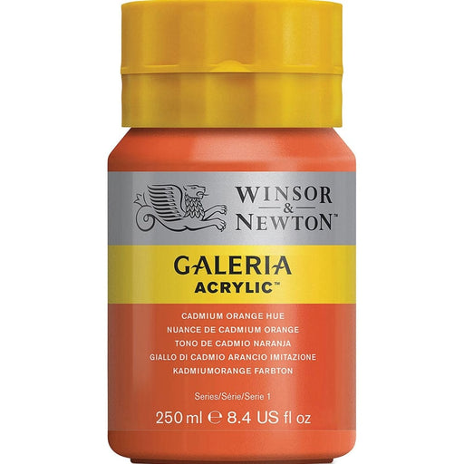WINSOR & NEWTON GALERIA NEW WN GALERIA ACR 250ML CAD ORANGE 090 S1
