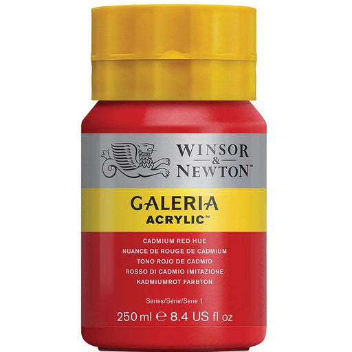 WINSOR & NEWTON GALERIA NEW WN GALERIA ACR 250ML CAD RED HUE 095 S1