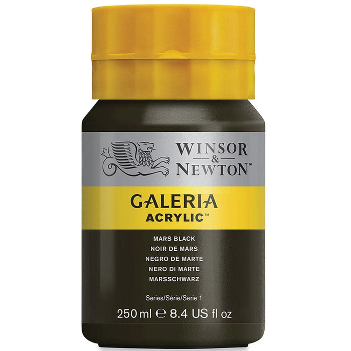 WINSOR & NEWTON GALERIA NEW WN GALERIA ACR 250ML MARS BLK 386 S1