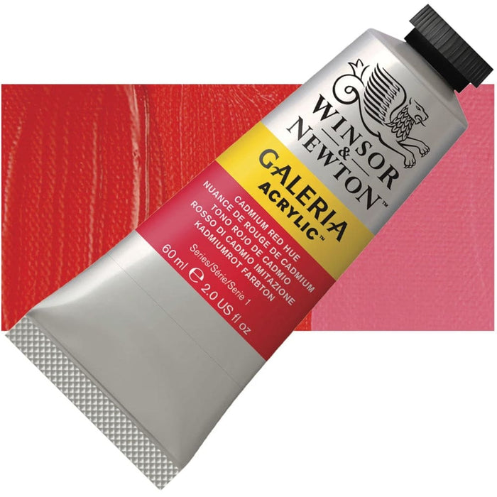 WINSOR & NEWTON GALERIA NEW WN GALERIA ACR 60ML CAD RED HUE 095 S1