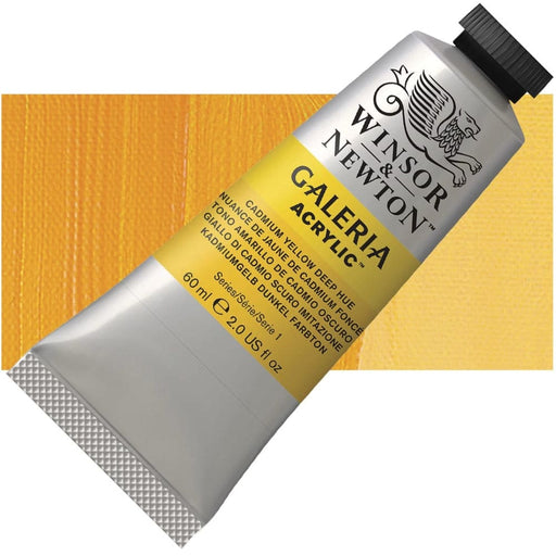 WINSOR & NEWTON GALERIA NEW WN GALERIA ACR 60ML CAD YELLOW DP HUE 115 S1