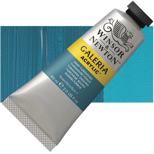 WINSOR & NEWTON GALERIA NEW WN GALERIA ACR 60ML DP TURQUOISE 232 S1