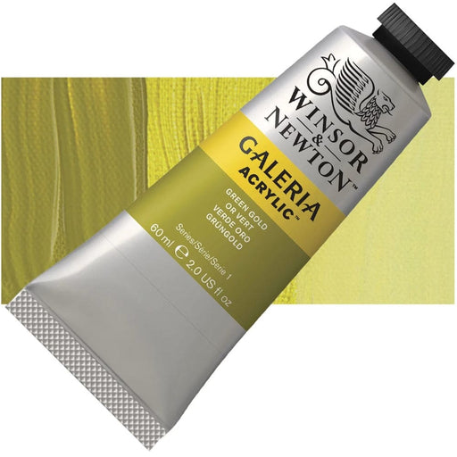 WINSOR & NEWTON GALERIA NEW WN GALERIA ACR 60ML GREEN GOLD 294 S1