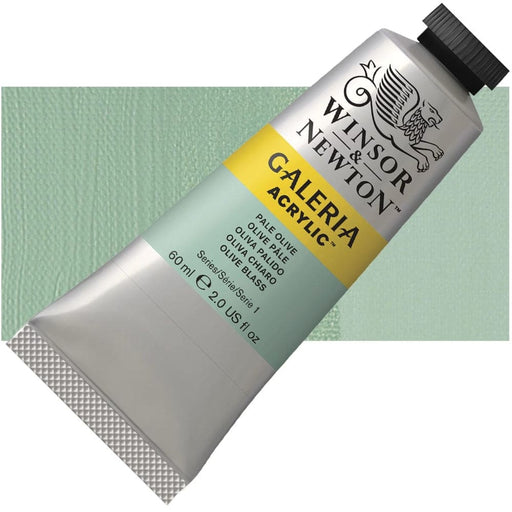 WINSOR & NEWTON GALERIA NEW WN GALERIA ACR 60ML PALE OLIVE 435 S1