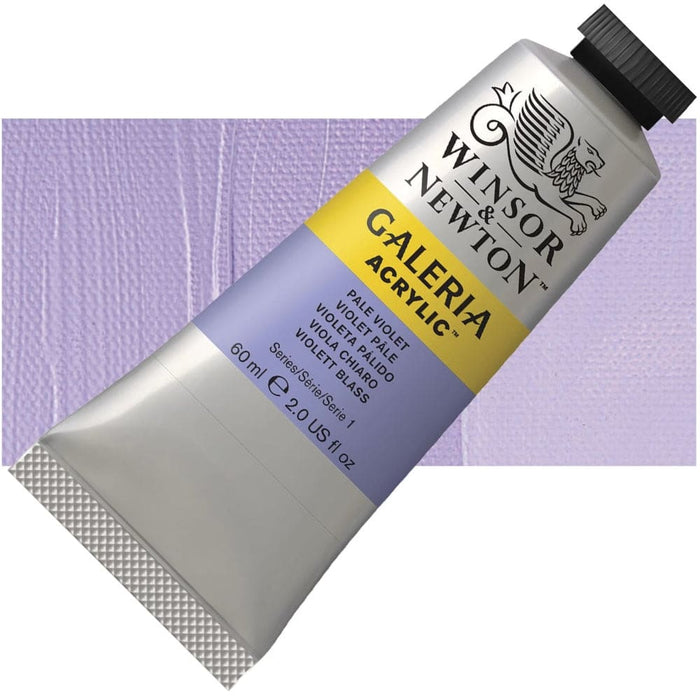 WINSOR & NEWTON GALERIA NEW WN GALERIA ACR 60ML PALE VIOLET 444 S1
