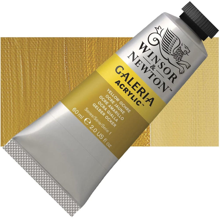 WINSOR & NEWTON GALERIA NEW WN GALERIA ACR 60ML YELLOW OCHRE 744 S1