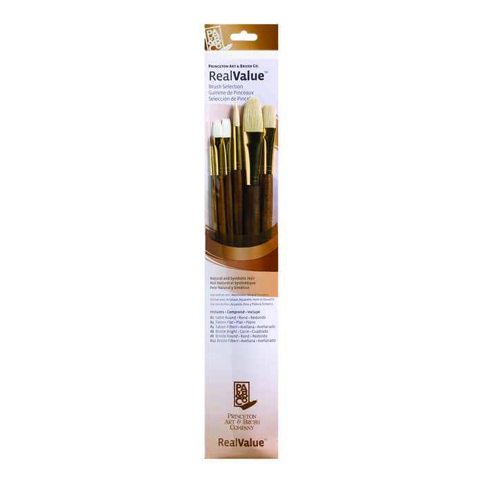 Princeton Real Value Natural Long Handle 6Pc Set