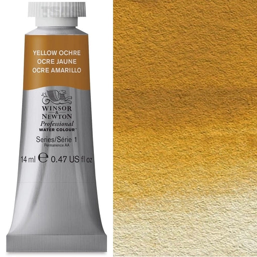 WINSOR & NEWTON WATERCOLOURS WINSOR & NEWTON WATERCOLOURS Yellow Ochre 14ml W&N Watercolour