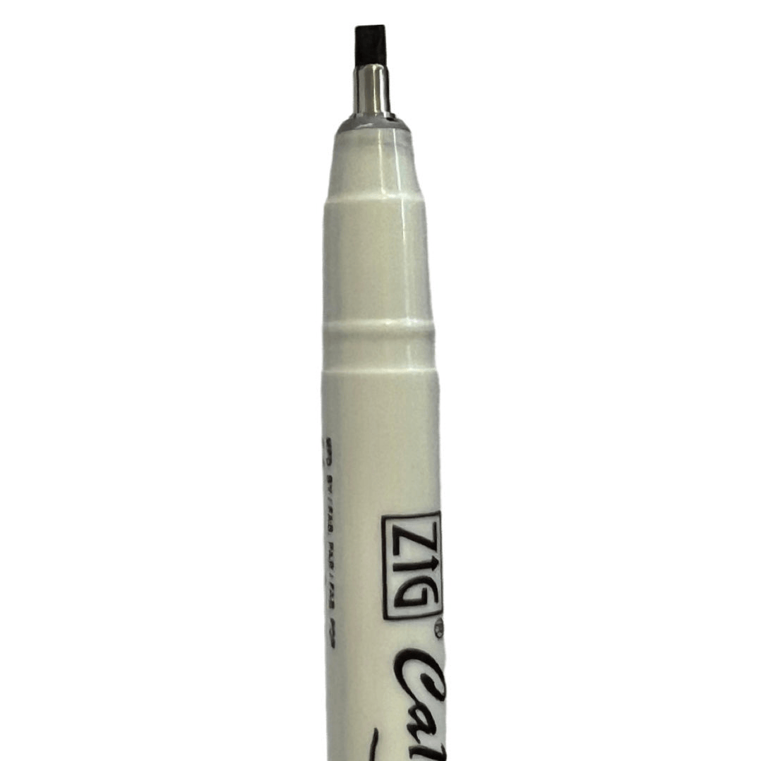 Square Ink Pin Zig Calligraphy Pen Oblique & Square Tip — The Sydney Art Store